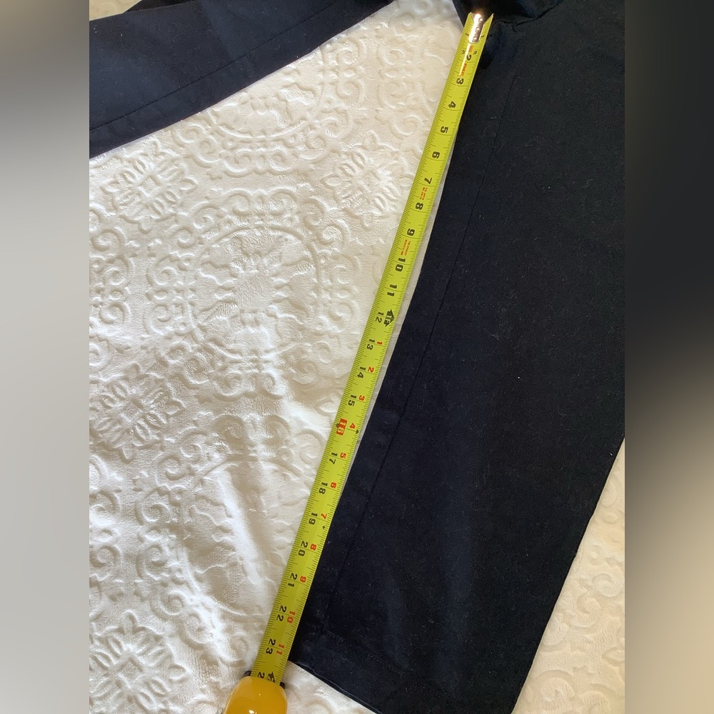 Loft CROPPED PETITE pants, black, size 2P - Picture 9 of 9